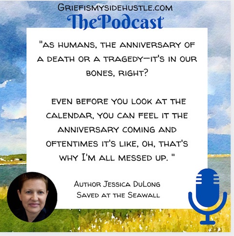 Quote on grief and trauma anniversaries by Jessica DuLong